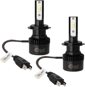 Автолампы Solar Electric LED H7 12/24 В 50 Вт 5000 лм 6500K CSP3570 2 шт (8507S2)