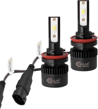 Автолампы Solar Electric LED H8-H11-H16 12/24 В 50 Вт 5000 лм 6500K CSP3570 2 шт (8511S2)