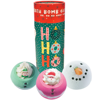 Zestaw bomb do kąpieli Bomb Cosmetics Ho Ho Ho Blaster 3 szt (5037028275771)