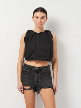 Кроп топ женский Zara 2667/212 XL Черный (02667212800057)