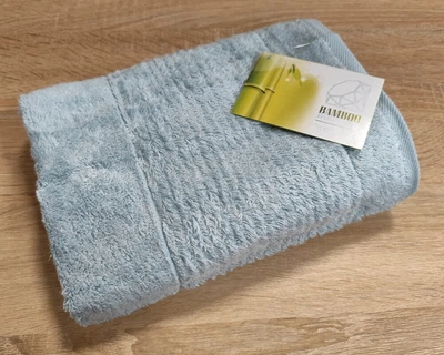 Бамбуковий махровий рушник Cestepe 50х90 Bamboo Sarev Light Blue