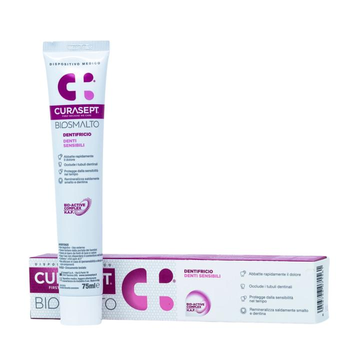 Зубна паста CURASEPT BIOSMALTO Sensitive Teeth для чутливих зубів 75 мл