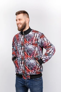 Легкий бомбер Law L Tiger Серый 0492