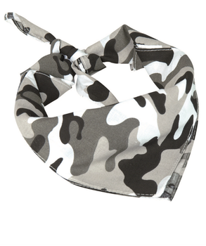 Бандана військова Mil-Tec Шарф Чорно-Білий HALSTUCH (BANDANA) URBAN (12605022)