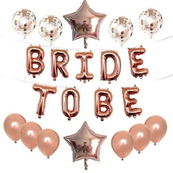 Набор Из Шаров BRIDE TO BE Розовое Золото