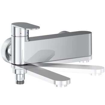 Cмеситель для ванны однорычажный с коротким изливом RAVAK Chrome CR II 022.00CR хром металл X070451