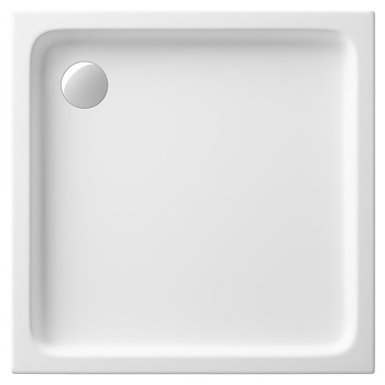 Поддон для душевой кабины CERSANIT Tako 80x80x16см квадратный акрил без сифона белый S204-011