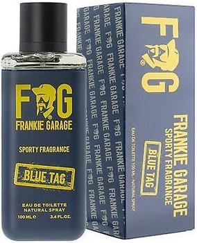 Туалетна вода для чоловіків Frankie Garage Sporty Fragrance Blue Tag 100 мл (8059265254156)