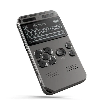 Диктофон цифровой профессиональный с активацией голосом Nectronix V35, память 8 Гб, SD карты до 64 Гб, таймер, MP3 (100551)