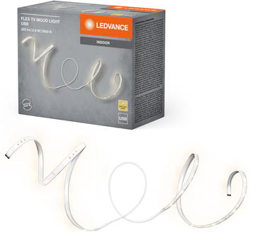 Світлодіодна стрічка LEDVANCE FLEX TV MOOD LIGHT 2,8W 200Lm 3500K USB 5V 1M (4099854317729)
