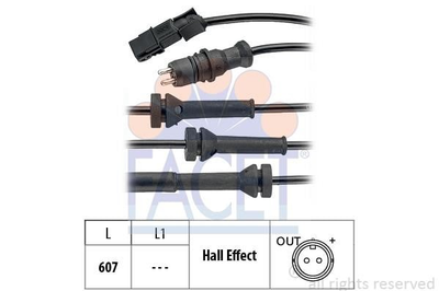 Датчик ABS Renault ESPACE IV,LAGUNA II,VEL SATIS 02- перед Л/Пр (21.0069) Facet Facet (210069)