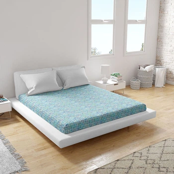 Простирадло Home Line євро 215x240 см бязь Бірюзове (187487 HL)