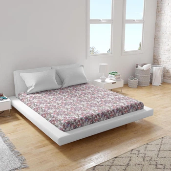 Простирадло Home Line євро 215x240 см бязь Коралове (187484 HL)