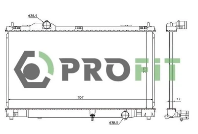 Радиатор охлаждения Profit (17400421)