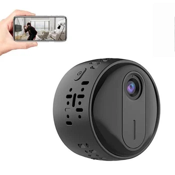 Камера IP мини WI FI видеонаблюдения с записью вайфай ночная съёмка, слот microSD
