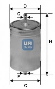 Топливный фильтр UFI (31.611.00)