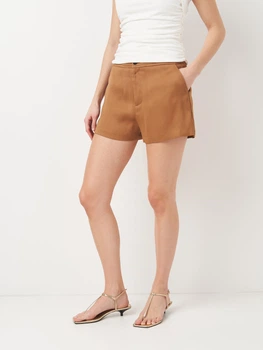 Шорты женские Zara 8757/607 M Коричневые (08757607704030)