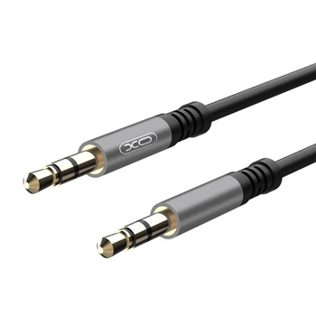 Аудио-кабель XO NB121 AUX audio USB cable Black