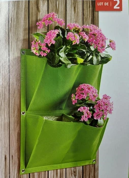 Кашпо для квітів у ґрунті Florabest 2 шт Зелений
