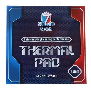 Термопрокладка SubZero Seven Storm 15 W/mK 100x100x1.5 мм
