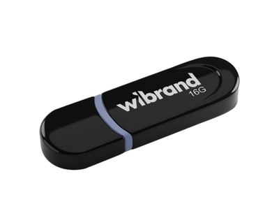 Флеш память USB 16 GВ Wibrand Panther USB 2.0 черный