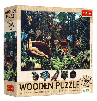 Пазли Wooden Puzzle. Мрія. Анрі Руссо. The Dream - Henri Rousseau (200 ел.) 20253 (Trefl)