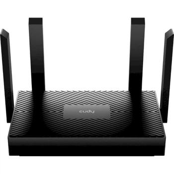 Маршрутизатор Cudy WR1500 AX1500 2.4 ГГц/5 ГГц Gigabit Wi-Fi 6 (802.11ax) Black (WR1500)