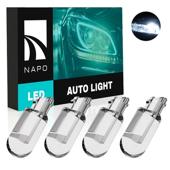 Комплект светодиодных ламп NAPO LED T10-F1 W5W T10 цвет свечения белый 4 шт