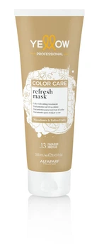 Тонирующая цветная маска для волос 13 Warm Beige Yellow COLOR CARE 250 мл для поддержания идеального баланса натуральных блондинок