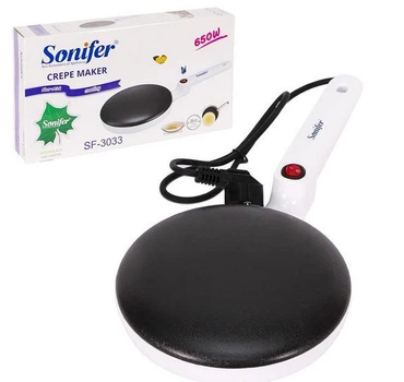 Блинница электрическая погружная Sonifer SF-3055 Белый 600W (3055)