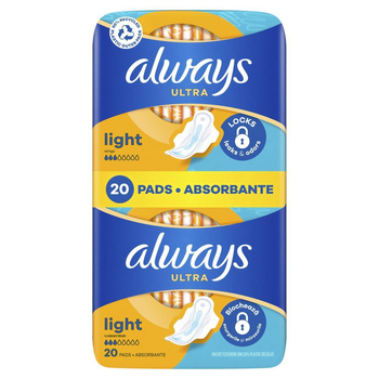 Гігієнічні прокладки Always Ultra Light 20шт 3 краплі