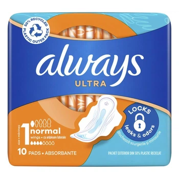 Гигиенические прокладки Always Ultra Normal 10шт 4 капли