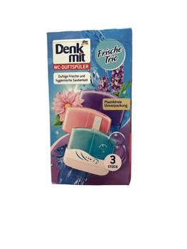 Туалетний блок для унітаза Denkmit Frische Trio 3 шт.