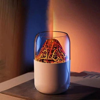 Зволожувач повітря аромодифузор LAMP JSQ-1 280 мл дизайн вулкану