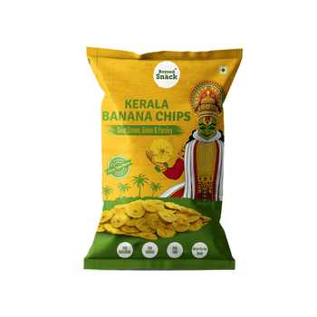Банановые чипсы из Кералы Сметана, лук и петрушка 85г Beyond Snack 0793591862477