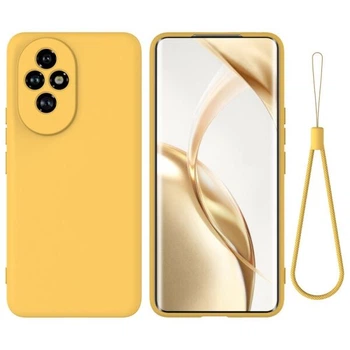 Силиконовый (TPU) чехол Deexe Silicone Case для Honor 200 - Yellow