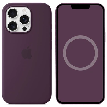 Чохол на iPhone 16 Pro / для айфон 16 про з функцією магсейф MagSafe Plum