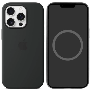 Чехол на Apple iPhone 16 Pro Max / для айфон 16 про макс с функцией магсейф MagSafe Black