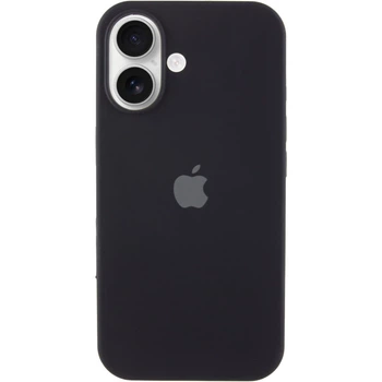 Чехол на Apple iPhone 16 Plus / для айфон 16+ плюс силикон Черный / Black