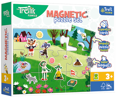 Пазли магнітні Primo. День Трефликів. Treflik's day (9 ел.) 93166 (Trefl)