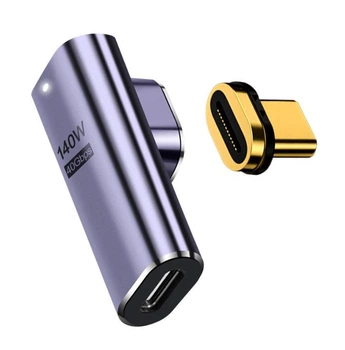 Магнітний адаптер PD140W USB4.0 Type-C до Type-C 78201