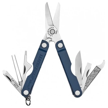 Мультитул Leatherman Micra (10 функций), темно-синий