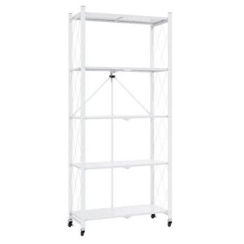 Етажерка на колесах "Loft" 5яр 71*33*156см Stenson R100106-W