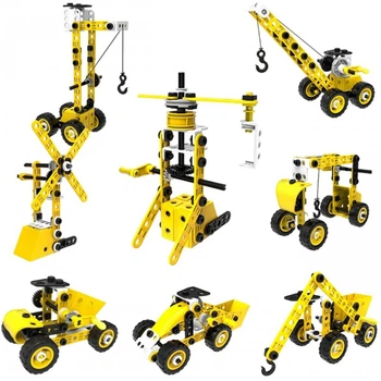 Zestaw klocków konstrukcyjnych Woopie Steam Pojazdy 8w1 100 elementów (5906280652784) Zestaw klocków konstrukcyjnych Woopie Steam Pojazdy 8w1 100 elementów (5906280652784)