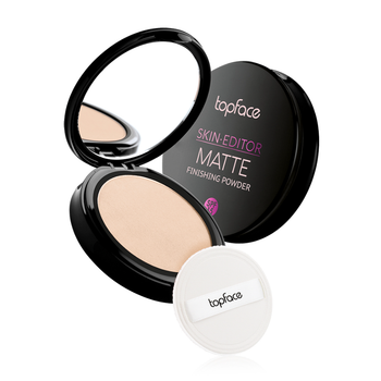 Пудра компактная TopFace Skin Editor Matte Finishing Powder тон 02