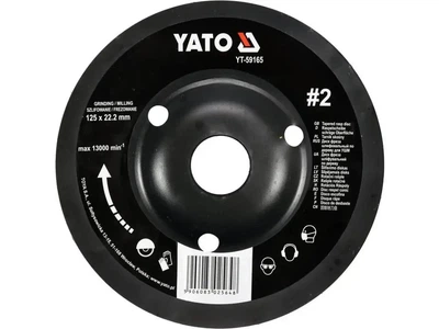 Диск-фреза шлифовальный по дереву и алюминию 125 мм YATO YT-59165