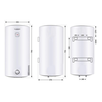 Бойлер Thermo Alliance SLIM 50 л мокрый тэн (D50V15Q1)