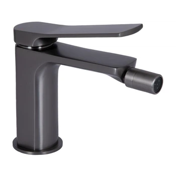 Смеситель для биде Qtap Slavonice оружейная сталь (QTSLA255GMB45923)