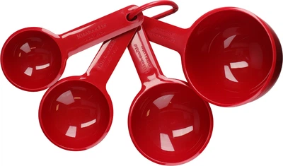 Набор мерных ковшиков KitchenAid Universal 59+79+118+237 мл Красных 4 шт (KQG058OHERE)