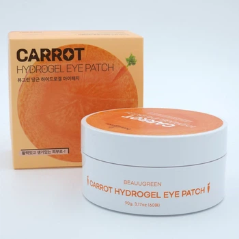 Антиоксидантные гидрогелевые патчи с морковью Beauugreen Carrot Hydrogel Eye Patch